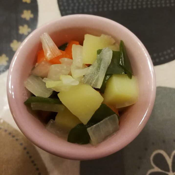【離乳食後期】野菜のコンソメ煮